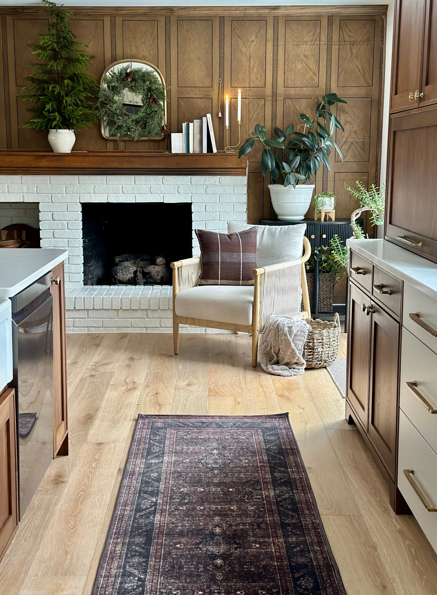 Loving my new washable rug, currently on sale! And this four foot pine tree is my favorite addition this year. The plaid pillow will work all winter long  

#LTKHome #LTKHoliday #LTKSeasonal