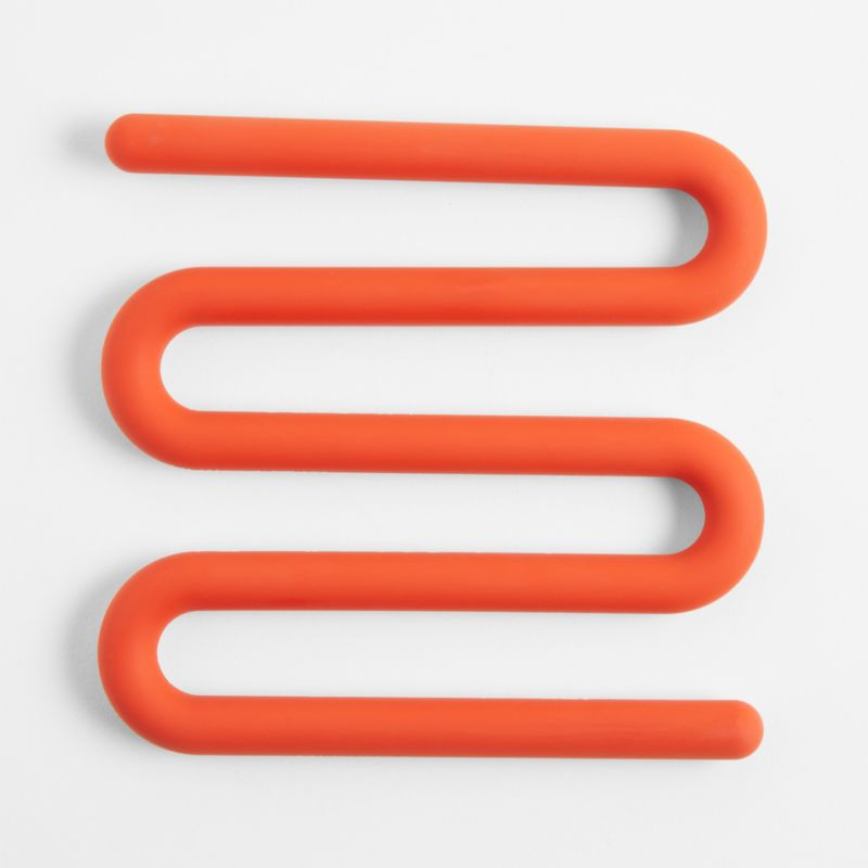 Red Silicone Trivet by Molly Baz + Reviews | Crate & Barrel | Crate & Barrel