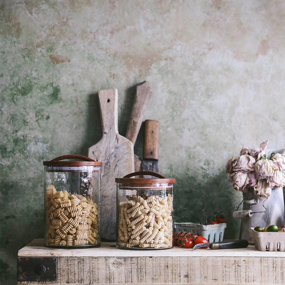 Handblown Glass Canister | Roan Iris