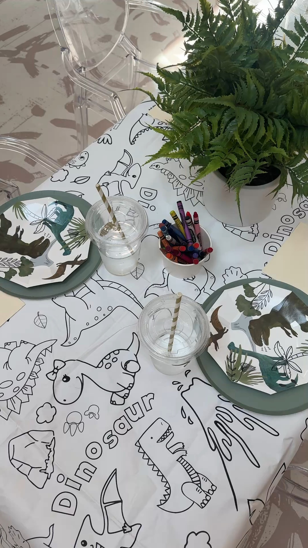 Table setup for dinosaur birthday!

#LTKBaby #LTKKids #LTKmomlife