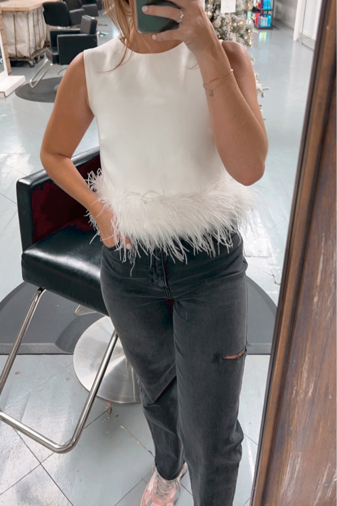 My fav jeans for girls with big thighs and small waist! I’m wearing a 1R. 

#LTKunder50 #LTKfamily #LTKFind