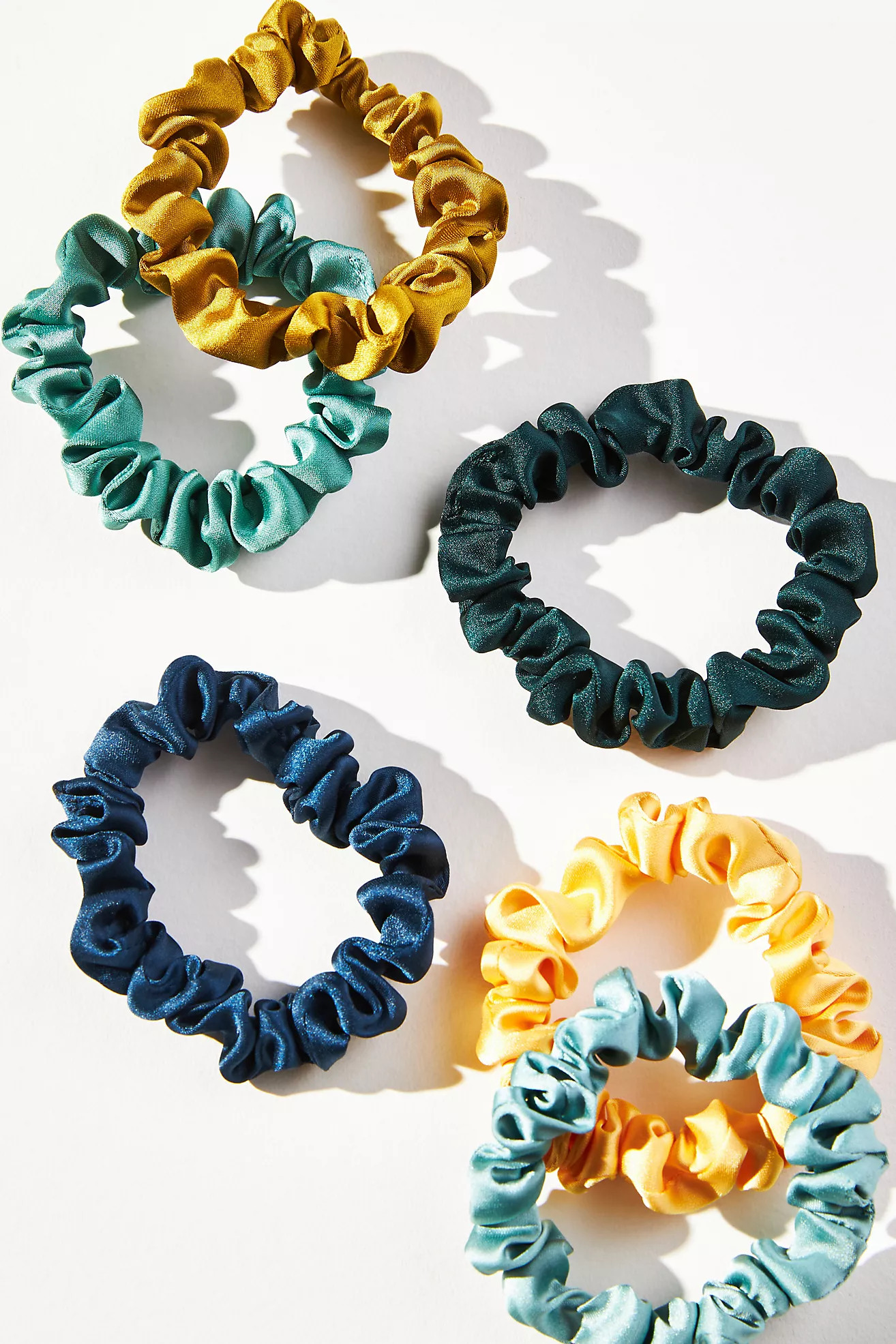 Satin Hair Ties, Set of 6 | Anthropologie (US)