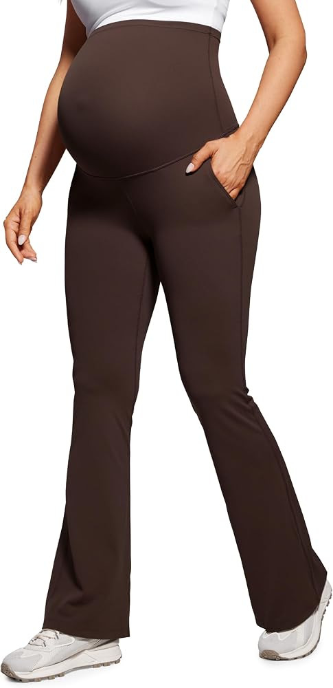 CRZ YOGA Maternity Flare Legging Pocket 31'' | Amazon (US)
