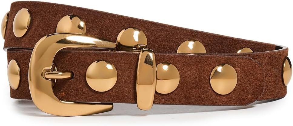 Madewell Women's Studded Western Belt In Suede | Amazon (US)