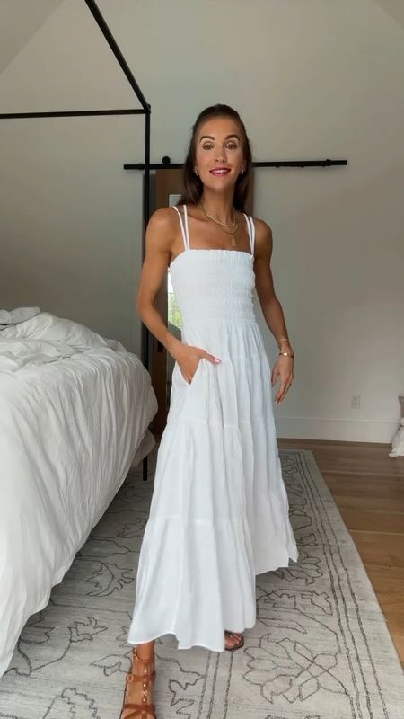 perfect white dress for any summer occasion! 🤍


#whitedress #summerdress #summeroutfit #engagementdress

#LTKStyleTip