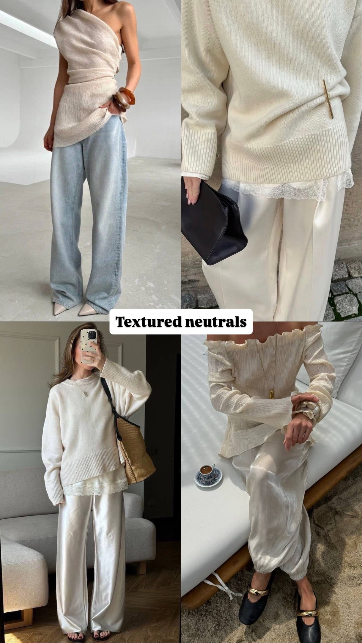 Neutrals, but layered with texture so it never looks basic.
#NeutralStyle #TexturePlay #ElevatedBasics #LTKStyle

#LTKSpringSale #LTKSaleAlert