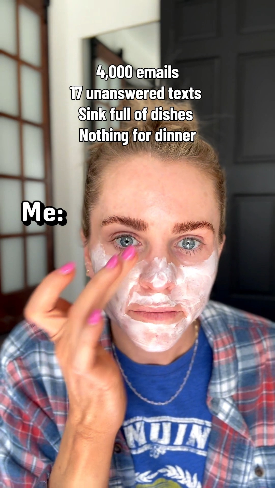 Prioritizing mental health and skincare over here 😂
But also this mask is next level incredible. Makes your skin GLOW!!! 

#LTKgrwm #LTKBeauty #LTKmorningroutine