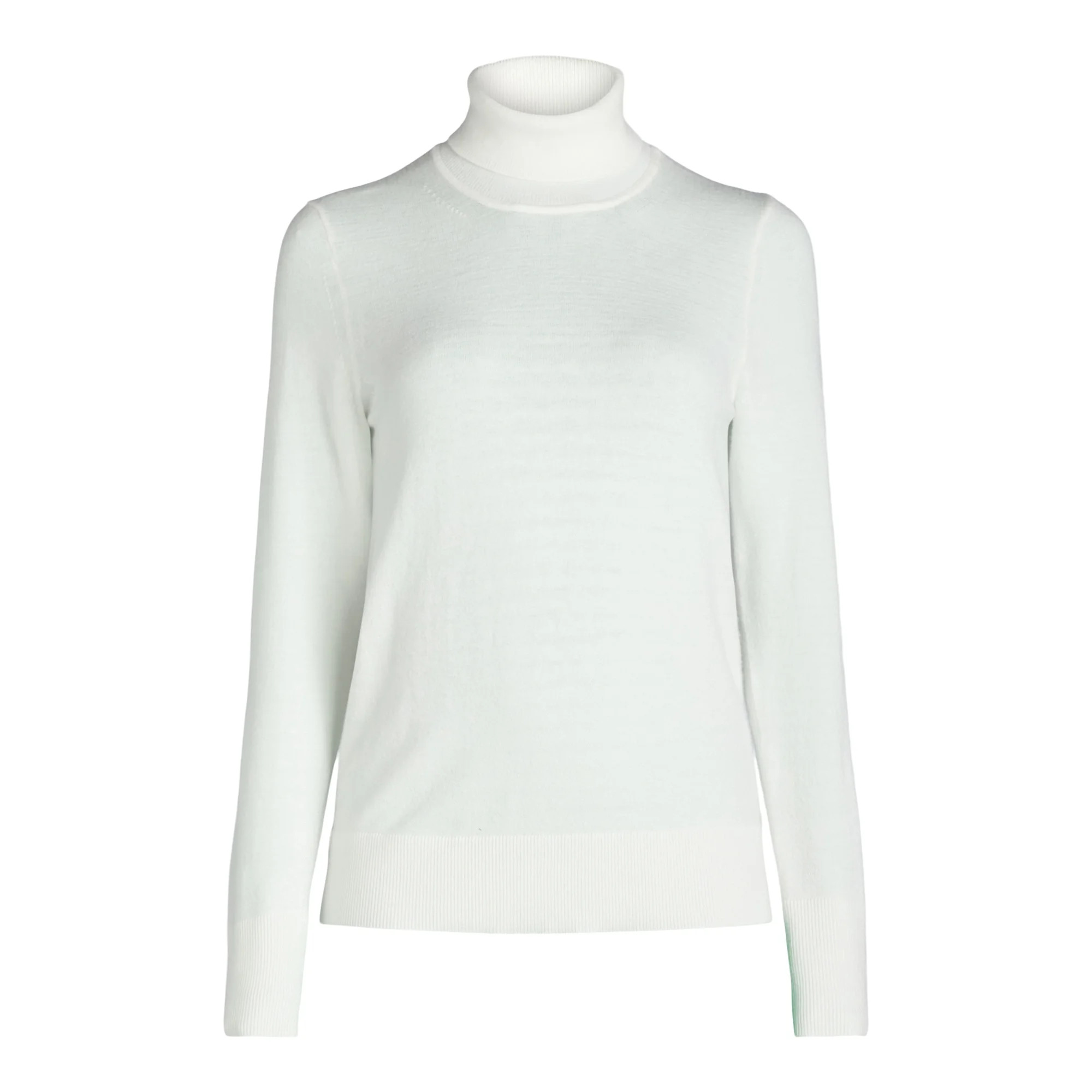 Free Assembly Women’s Cozy Yarn Classic Turtleneck Sweater with Long Sleeves, Lightweight, Size... | Walmart (US)