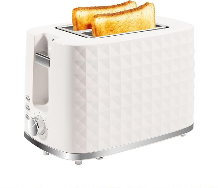 Toaster 2 Slices, Toasters Wide Slot, Bread Toaster with Cancel, Bagel, Defrost Function, Bagel T... | Amazon (US)
