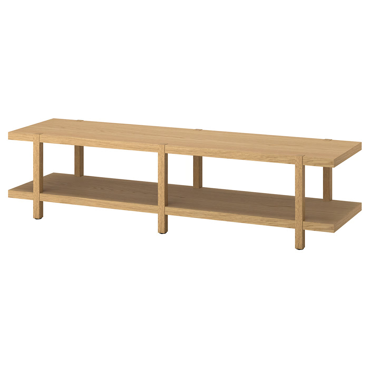 STOCKHOLM 2025 Shelving unit/bench, oak veneer, 70 7/8x16x17 1/4 " | IKEA US