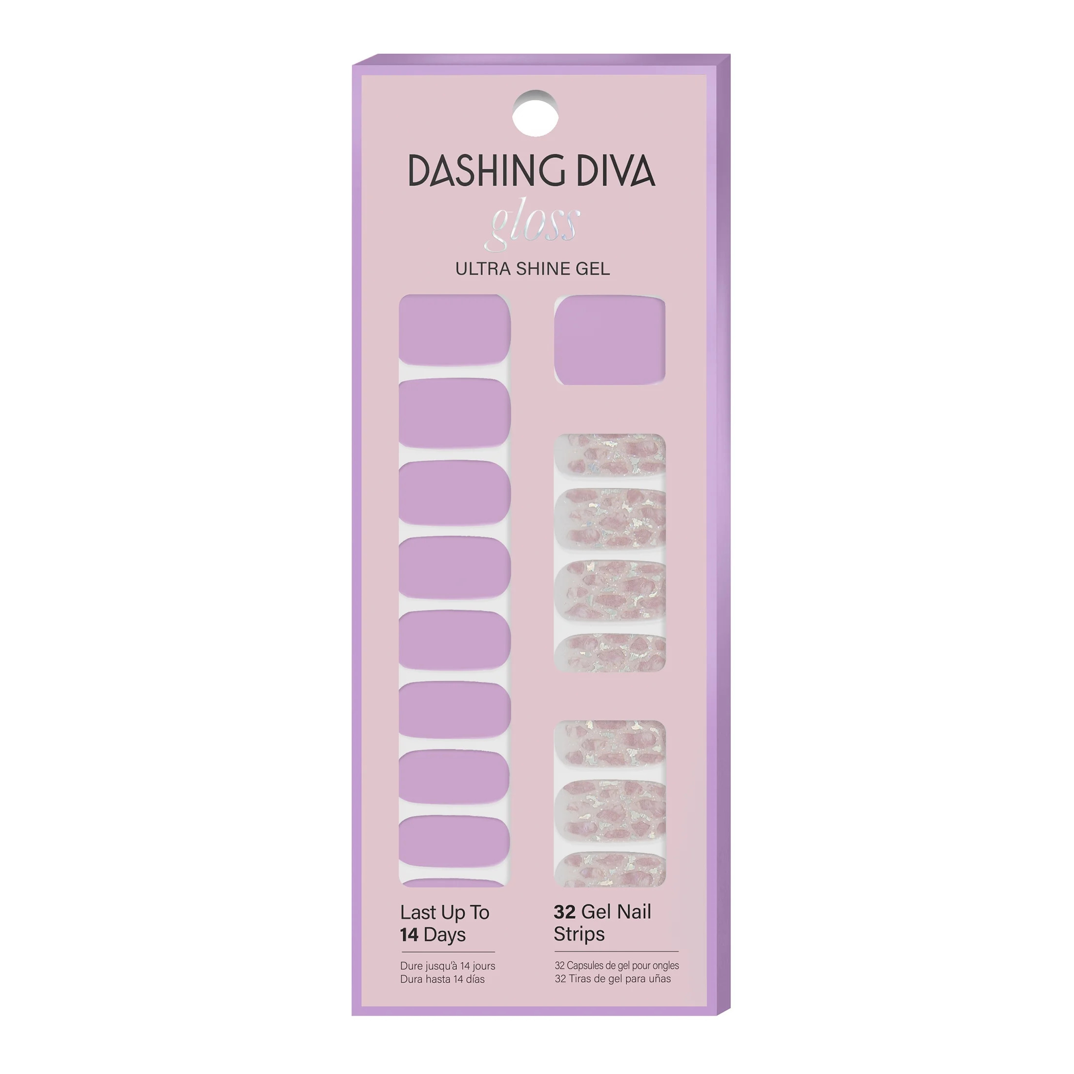 Dashing Diva Gloss Ultra Shine Gel Palette, Oh My Orchid, 32 Count | Walmart (US)