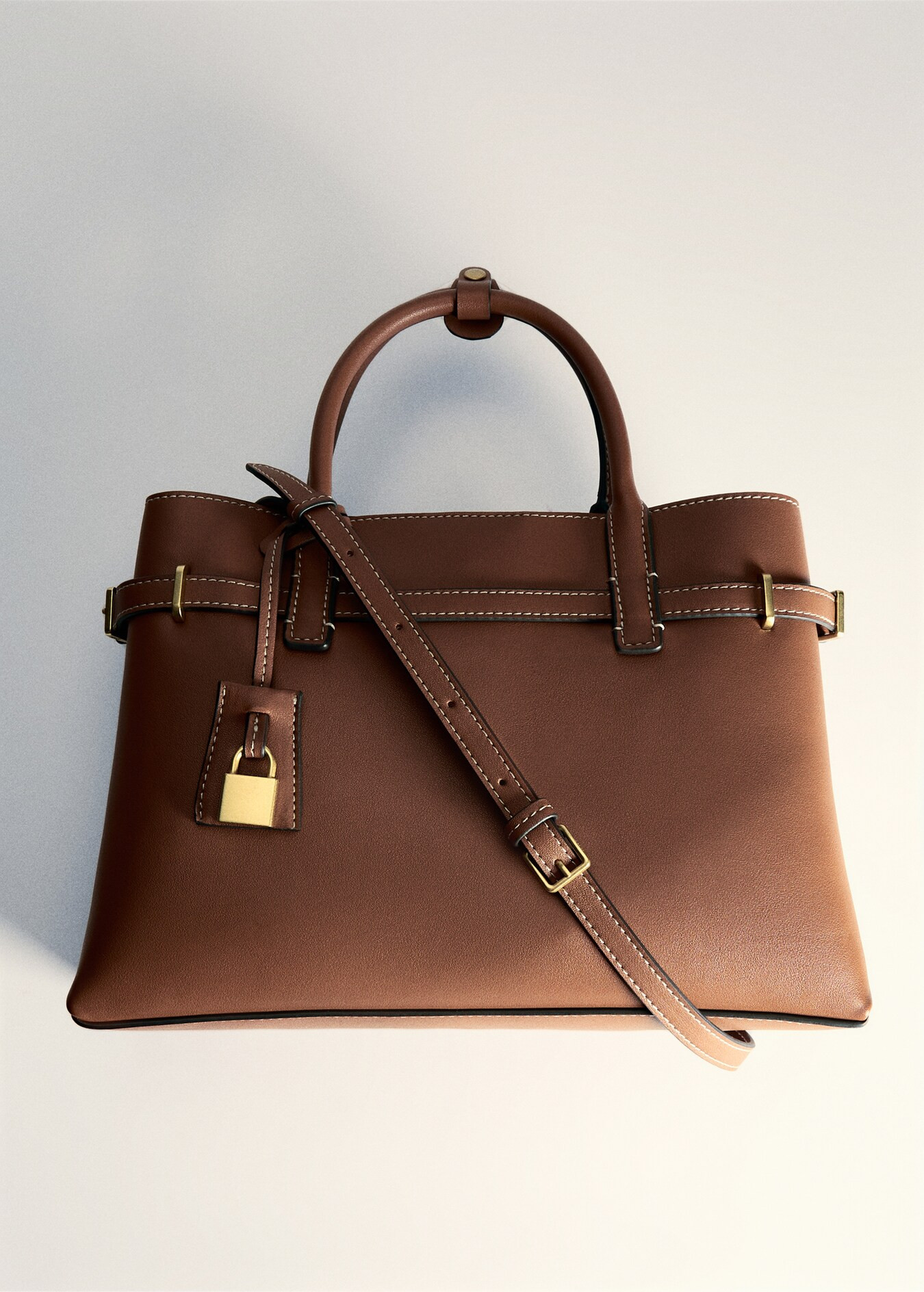 Shopper bag with padlock | Mango (US/MX/AU)