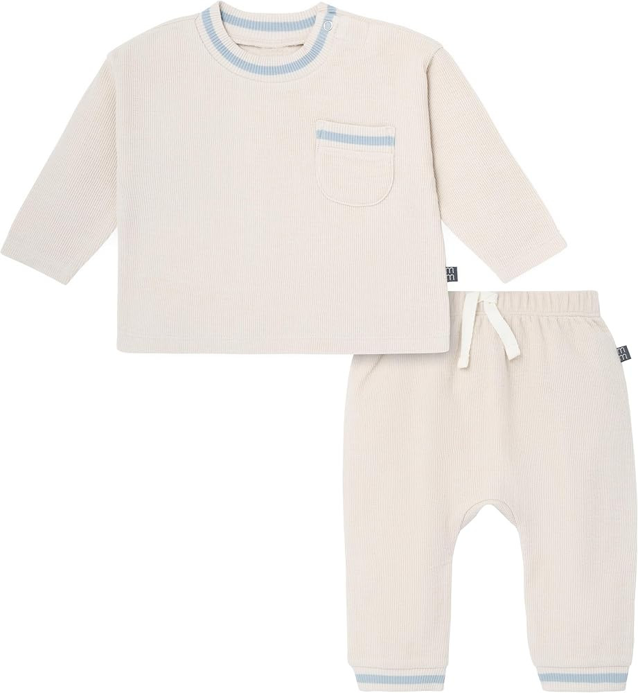 Modern Moments by Gerber baby-boys Velour 2-piece Drop Shoulder Top & Pant Set | Amazon (US)