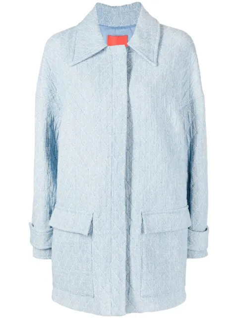 MANNING CARTELL Quilted Denim Bomber Jacket - Farfetch | Farfetch Global