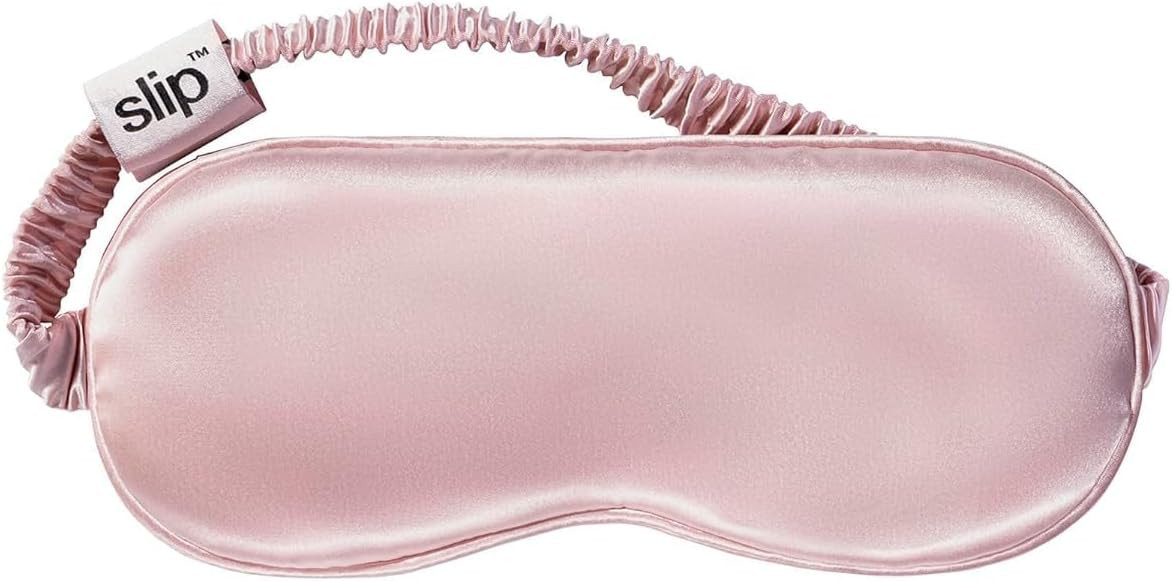slip Pure Silk Sleep Mask - Pink | 100% Mulberry Silk, Ultra Soft & Comfortable, Blocks Light for... | Amazon (US)