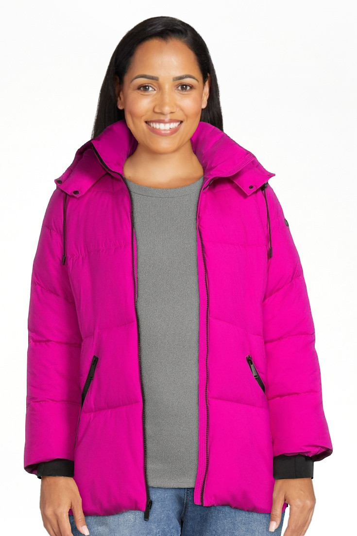BCBG Paris Women's and Plus Cloud Puffer Coat with Hood | Walmart (US)