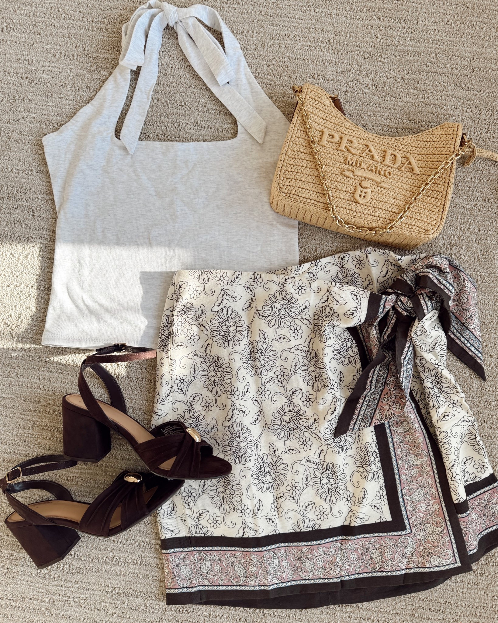 Outfit idea! Wrap skirt, halter top, and heels

OOTD, outfit idea, vacation outfit, spring break, loft sale, sale finds 

#LTKSaleAlert #LTKTravel #LTKootd