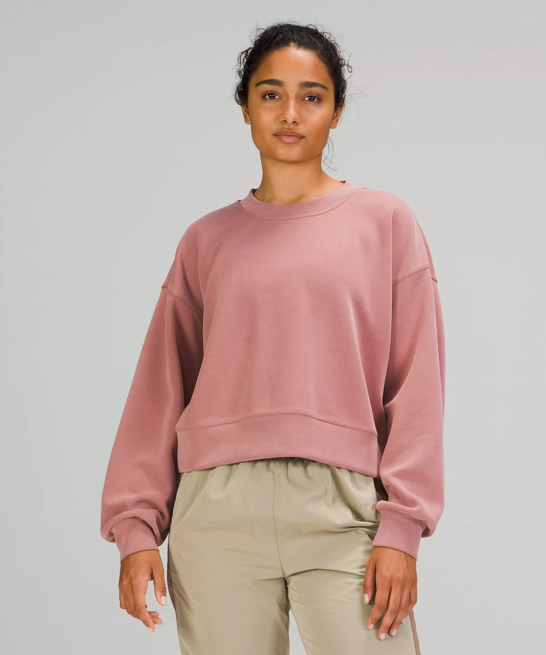 Perfectly Oversized Cropped Crew Softstreme™ | Lululemon (US)