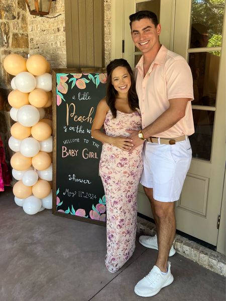 Hubby’s Baby Shower Outfit 🍑 100% an Amazon fit! My peach dress is from Pink Blush but sold out!

#LTKMens #LTKBump #LTKBaby