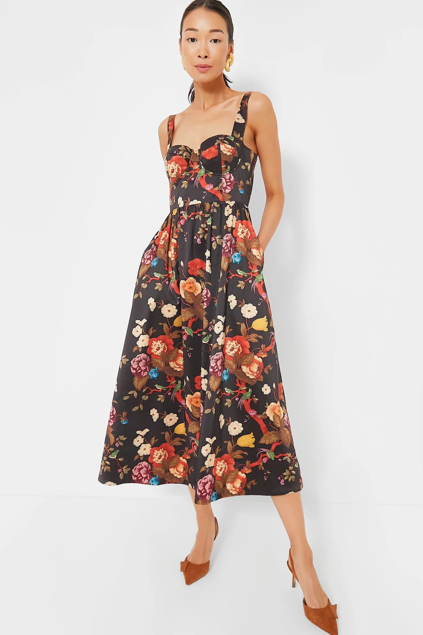 Baroque Floral Maria Dress | Tuckernuck (US)