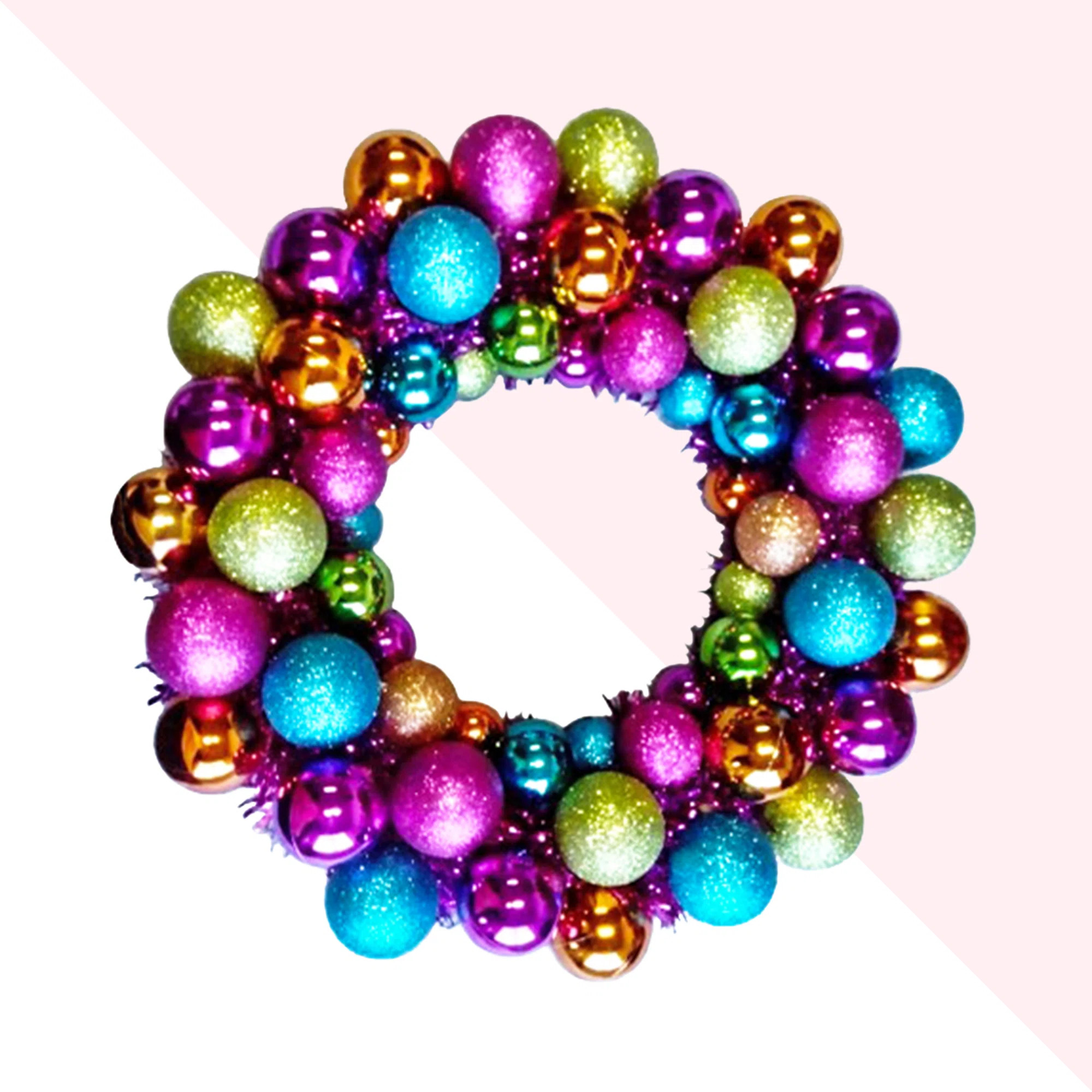 Faux Lighted Plastic 16'' Wreath | Wayfair North America