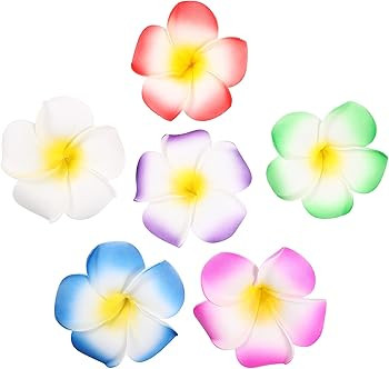 12 Pcs Hawaiian Plumeria Flower Hairpins Hair Clip Bridal Barrette Hairclip Hair Accessory for Tr... | Amazon (US)