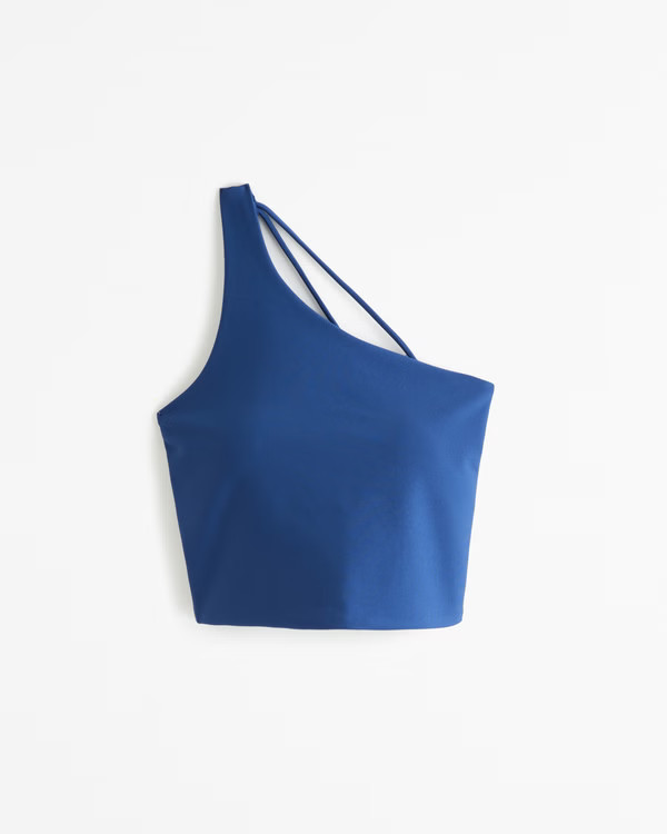 Women's YPB sculptLUX One-Shoulder Strappy-Back Slim Tank | Women's Active | Abercrombie.com | Abercrombie & Fitch (US)