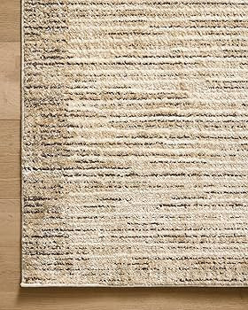 Loloi Jeremiah Brent Bleecker Collection BLE-02 Sand/Charcoal 7'-10" x 10' Area Rug | Amazon (US)