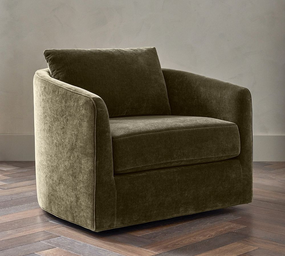 Remmy Swivel Chair | Pottery Barn (US)