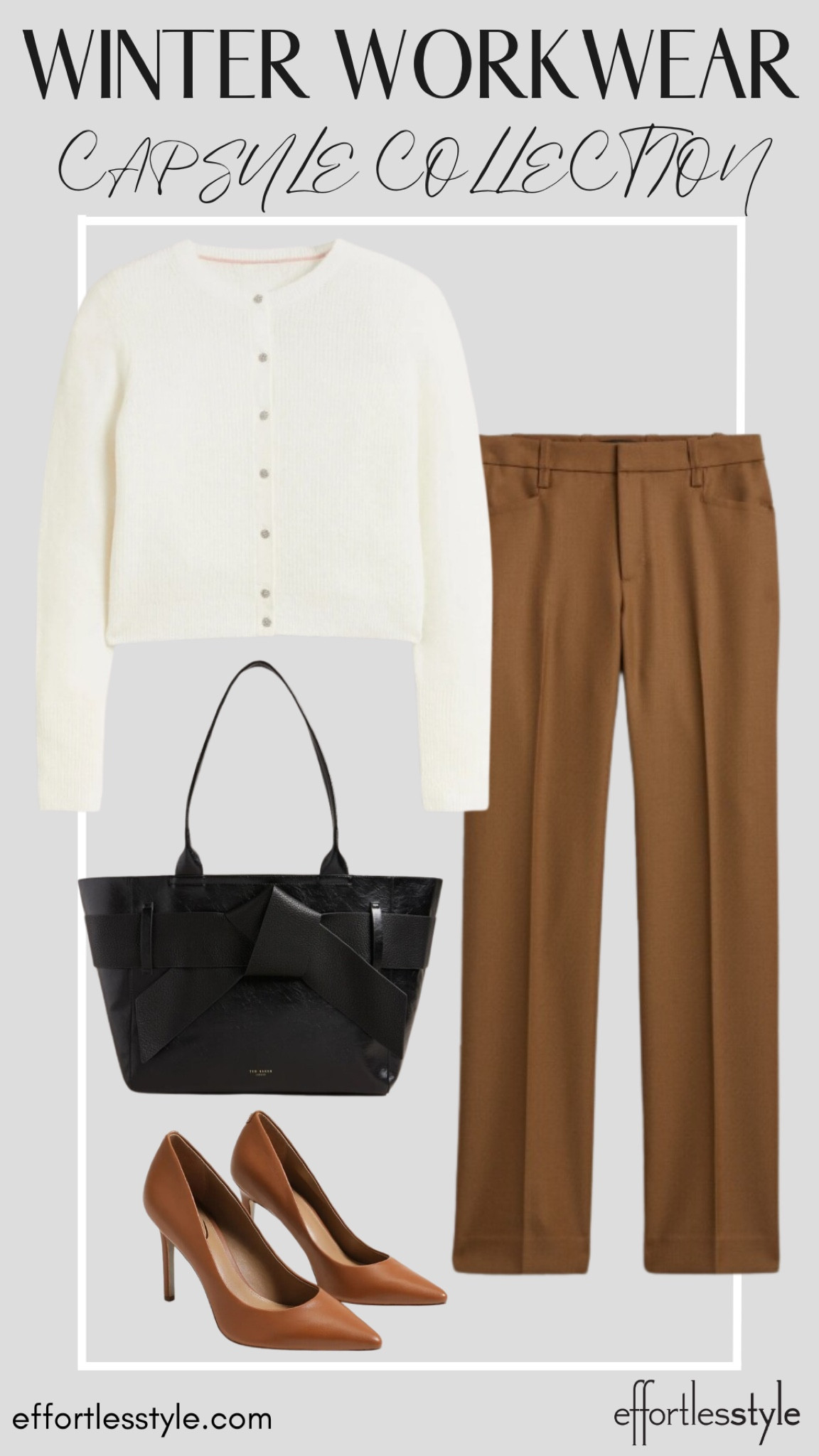 Love this ivory cardigan paired with camel…. So pretty!

#LTKworkwear #LTKstyletip #LTKshoecrush