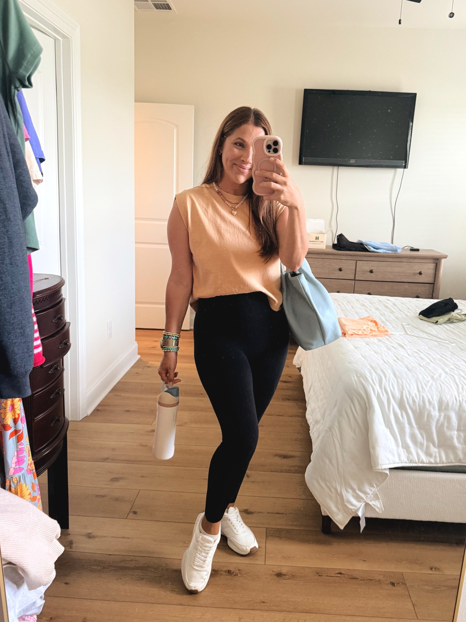 Active wear, but taken up a notch. Love easy pieces as a mom that don’t take long to style and require minimal brain effort 

M top and bottom 
Shoes TTS

#LTKmomlife #LTKActive #LTKootd