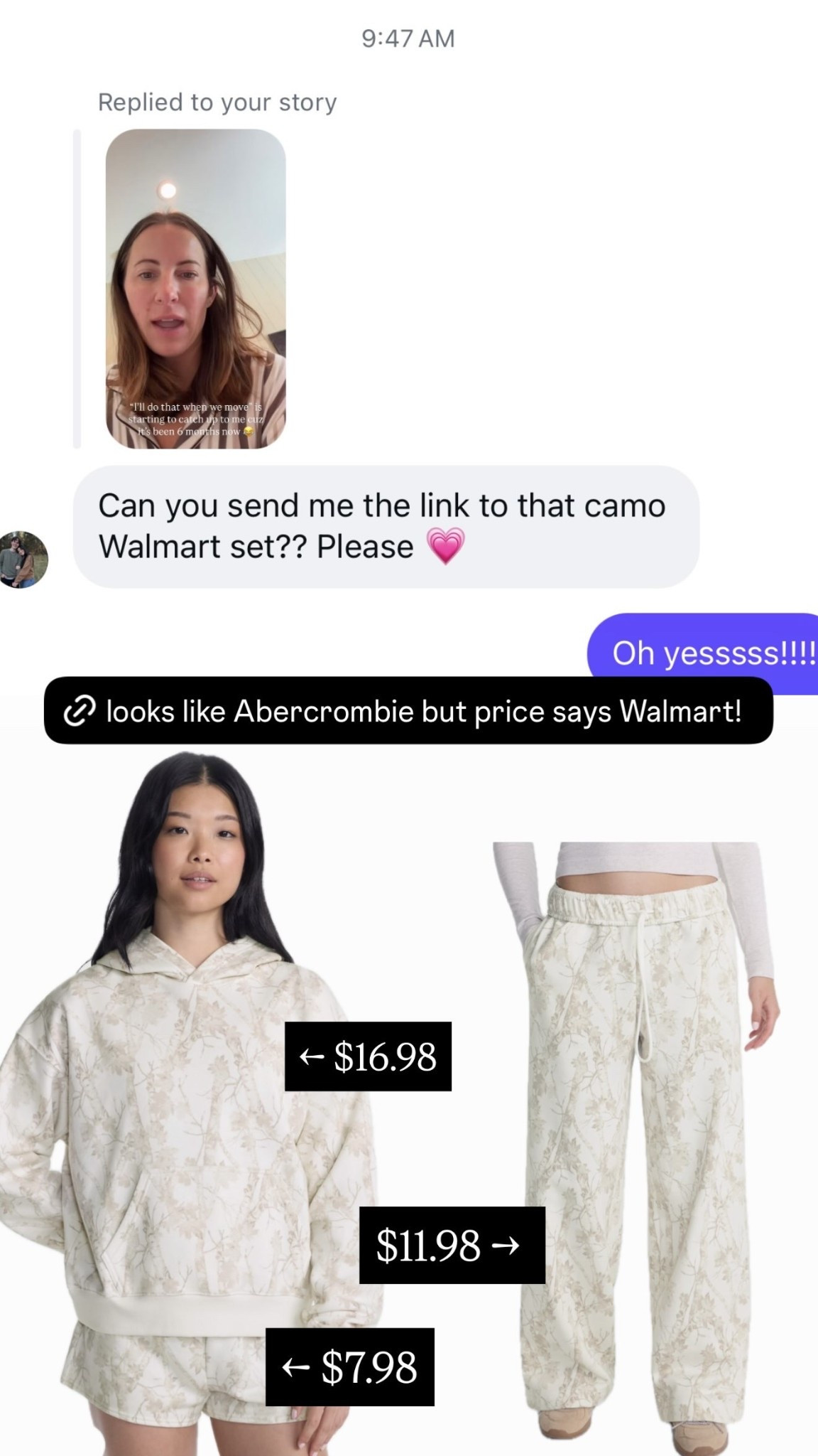 <- $7.98 <- $16.98 $11.98 ->