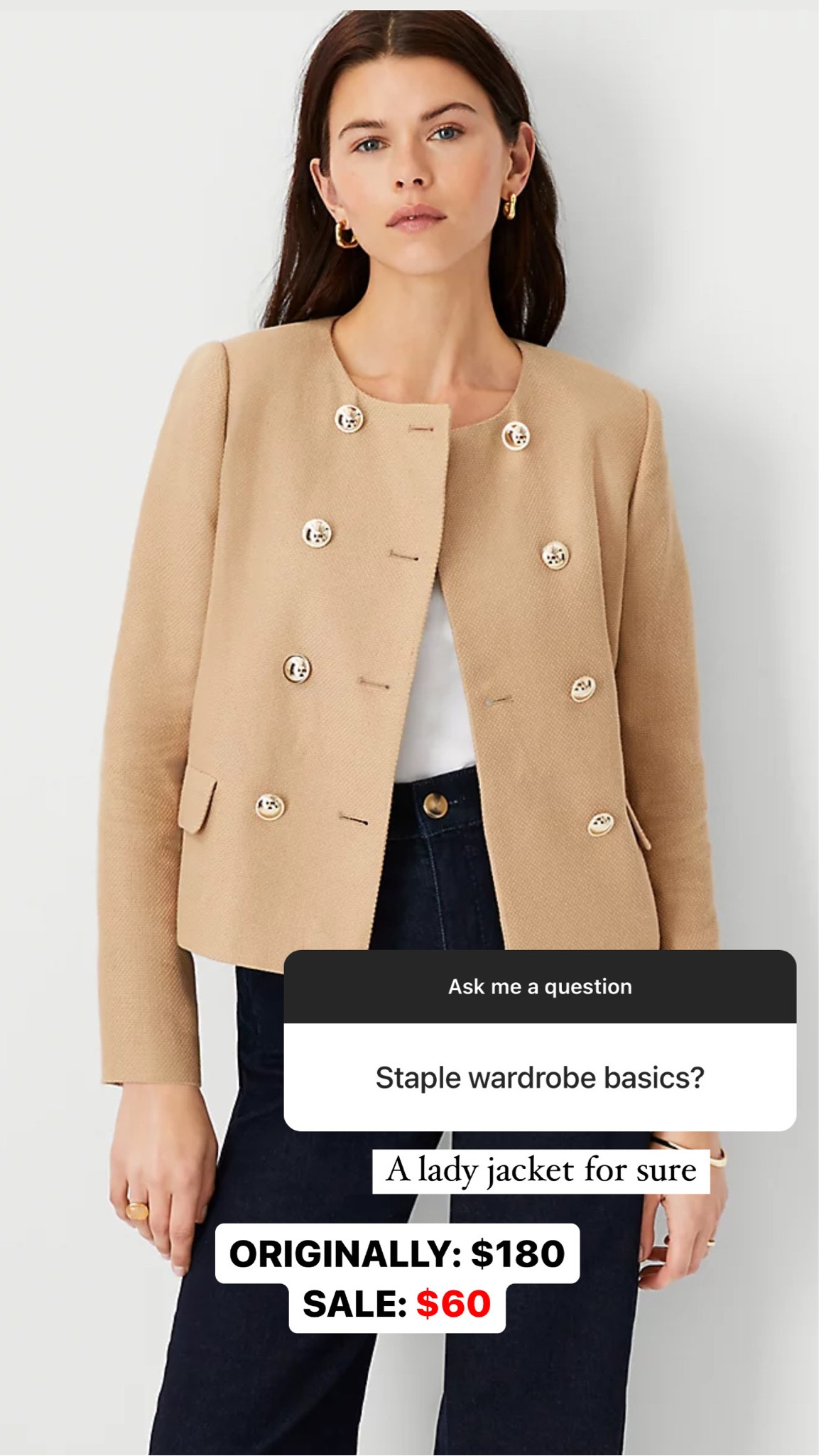 Lady jacket finds that I am obsessing over!! 🤎 #ladyjacket #tweedjacket #blazer 

#LTKworkwear #LTKSeasonal #LTKsalealert