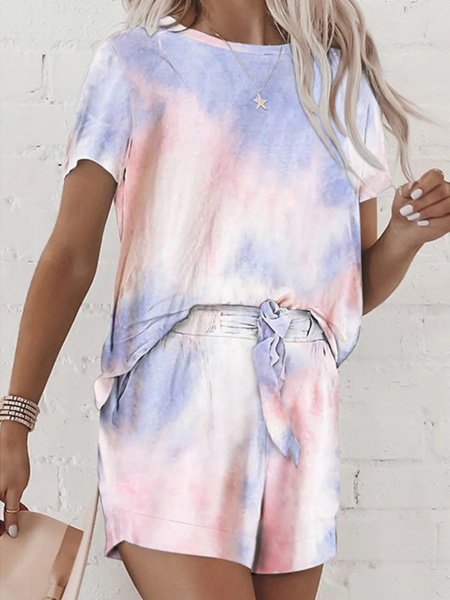 'Joan' Cute Tie-Dye Loungewear Set (5 Colors) | Goodnight Macaroon