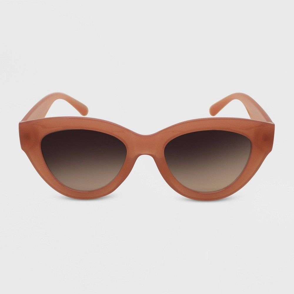 Women's Cateye Sunglasses - Wild Fable Peach Orange | Target
