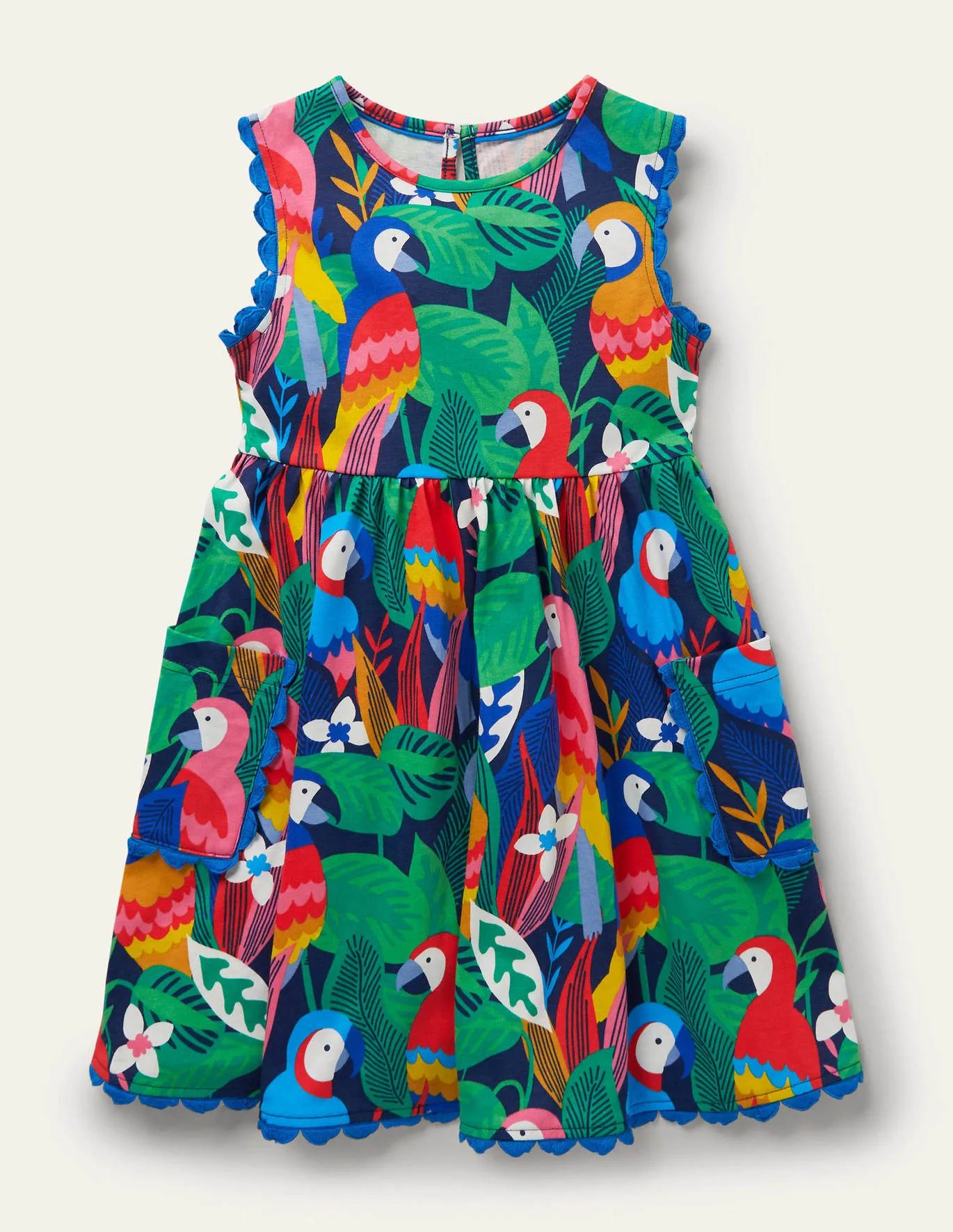 Trim Detail Jersey Dress | Boden (US)