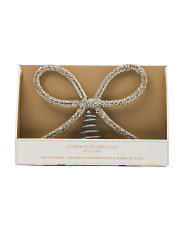 12in Bow Tree Topper | TJ Maxx