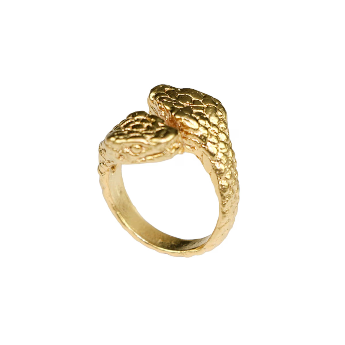 Gold Snake Ring | Wolf & Badger (US)