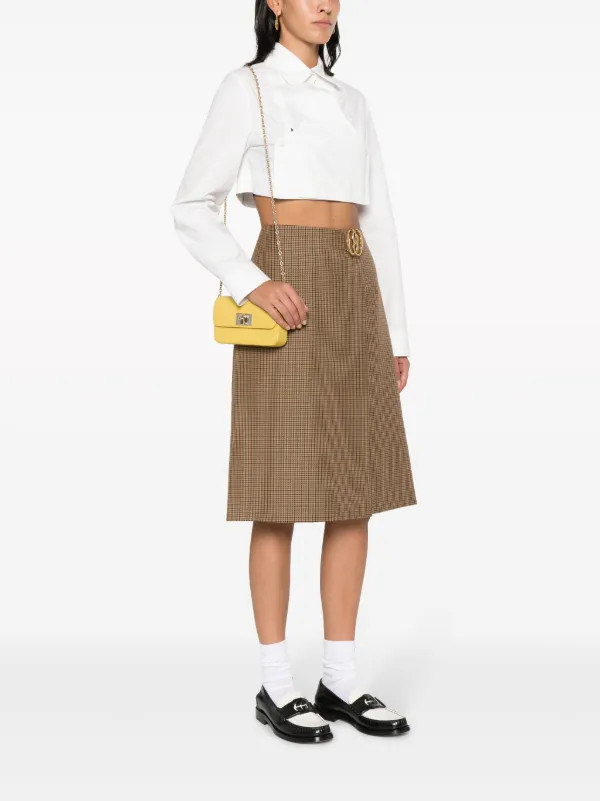 Furla Mini 1927 Leather Shoulder Bag | Yellow | FARFETCH BE | Farfetch Global