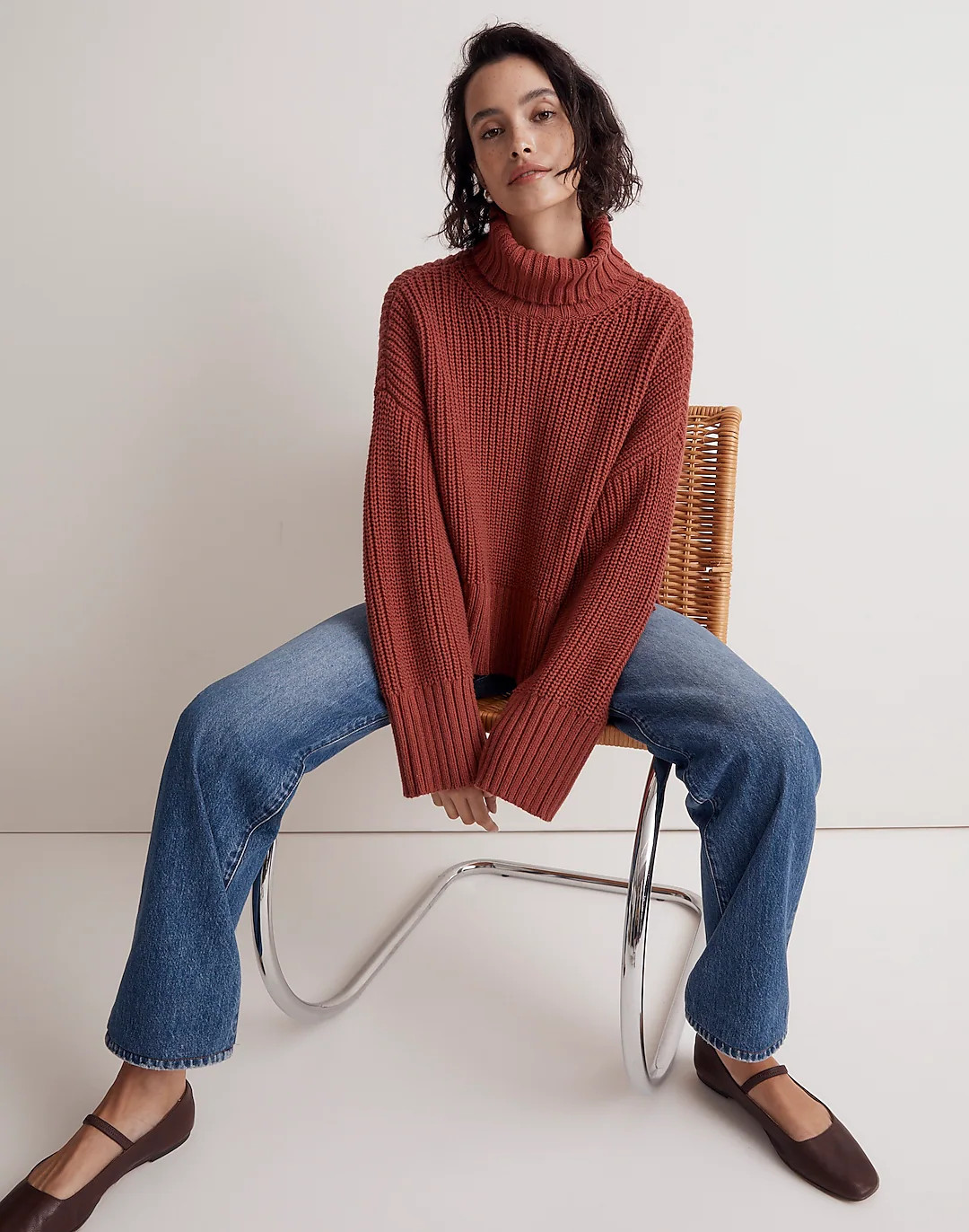 Wide Rib Turtleneck Sweater | Madewell