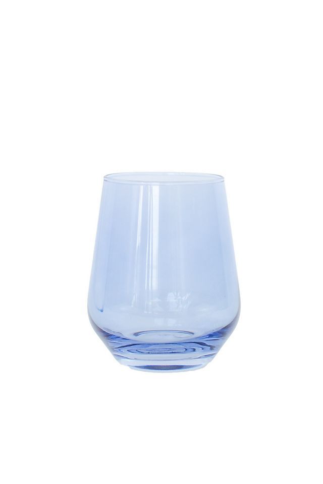 Estelle Colored Glass Stemless Wine Glass Set | Anthropologie (US)