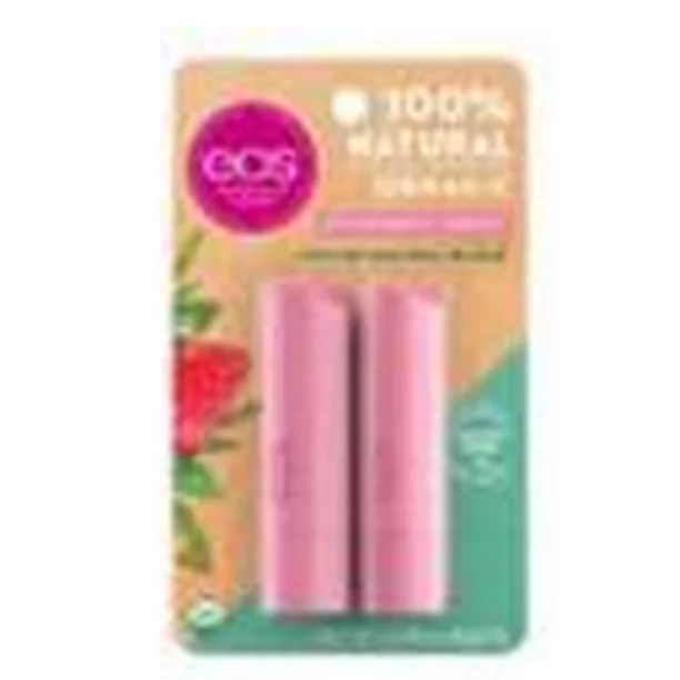 eos 100% Natural & Organic Lip Balm Stick - Strawberry Sorbet | 0.14 oz | 2-pack - Walmart.com | Walmart (US)