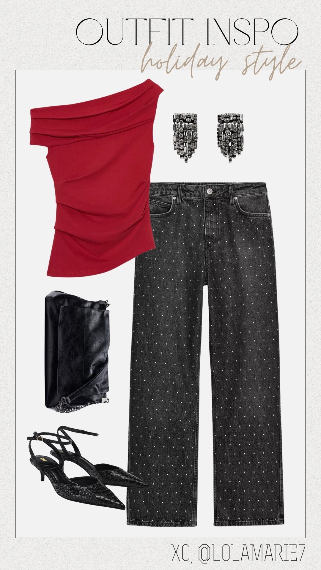 Cute & edgy holiday fit 🎄✨

#christmasstyle #holidayoutfit 

#LTKGiftGuide #LTKootd #LTKHoliday