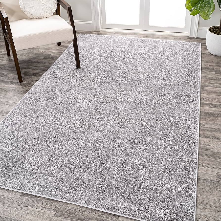 JONATHAN Y SEU100A-8 Haze Solid Low-Pile Indoor Area-Rug Casual Contemporary Solid Traditional Ea... | Amazon (US)