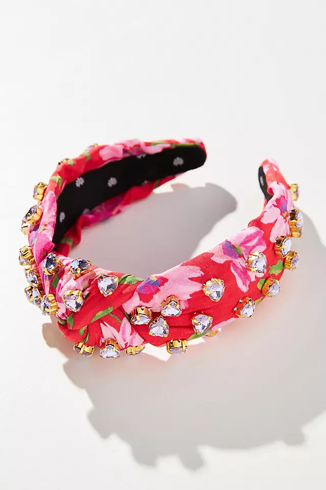 Lele Sadoughi Heart Crystal Headband | Anthropologie (US)