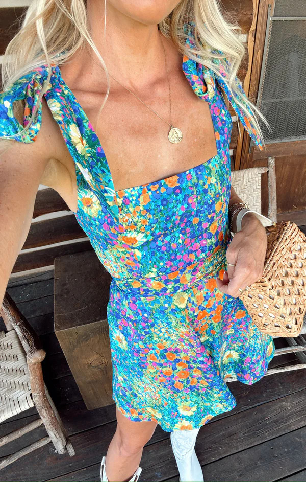 Claire Mini Dress ~ Painterly Petals | Show Me Your Mumu