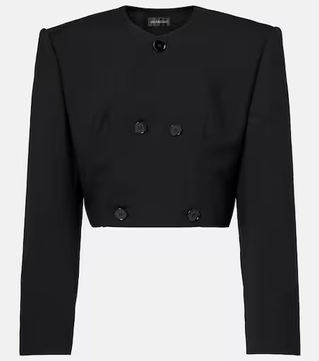 Cropped wool twill jacket | Mytheresa (INTL)