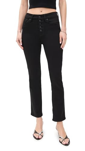 Good American Women's Good Legs Straight Jeans, Black001, 10 | Amazon (US)