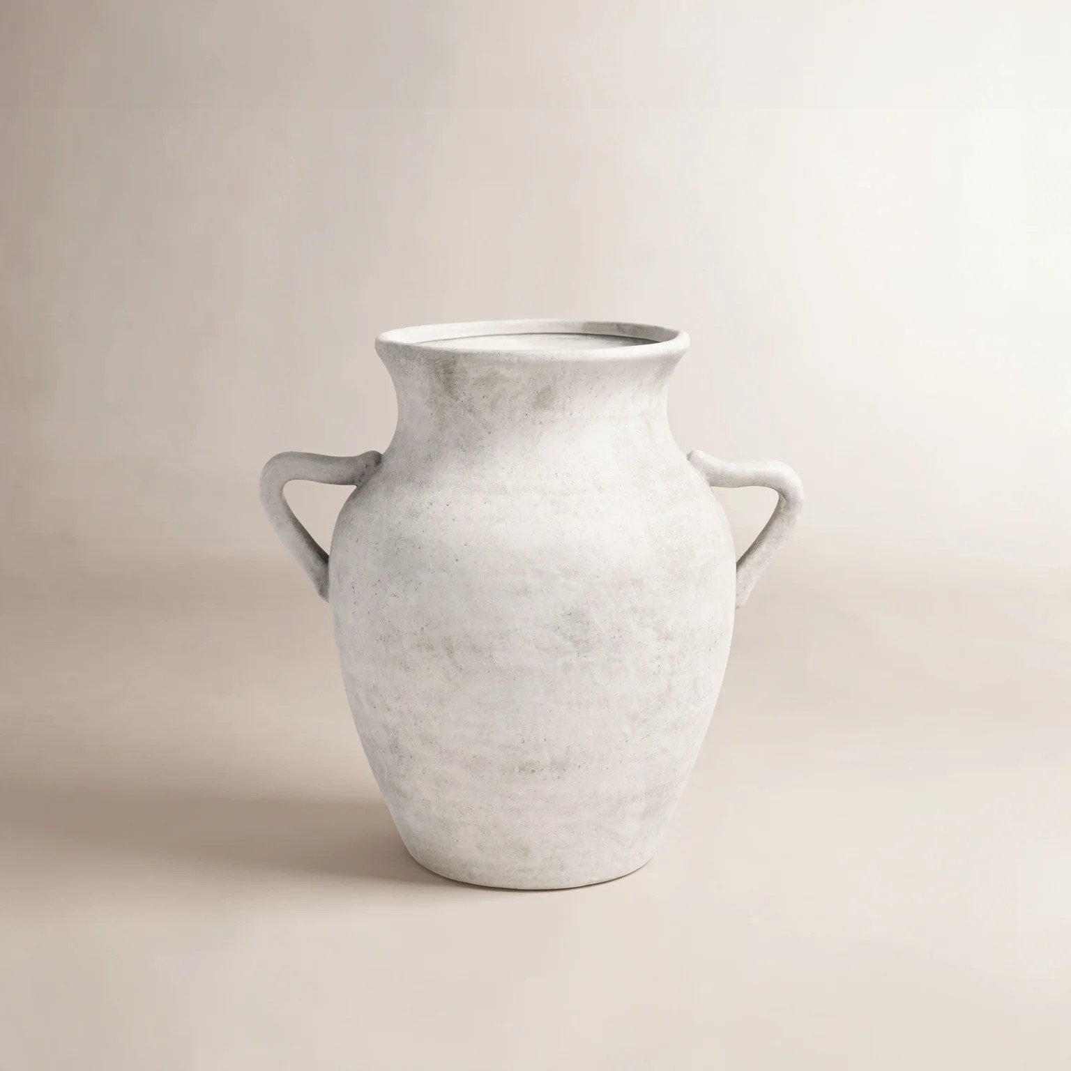 Daily Ceramic Antique Style Textured Vase With Shadings And Handles | Wayfair North America