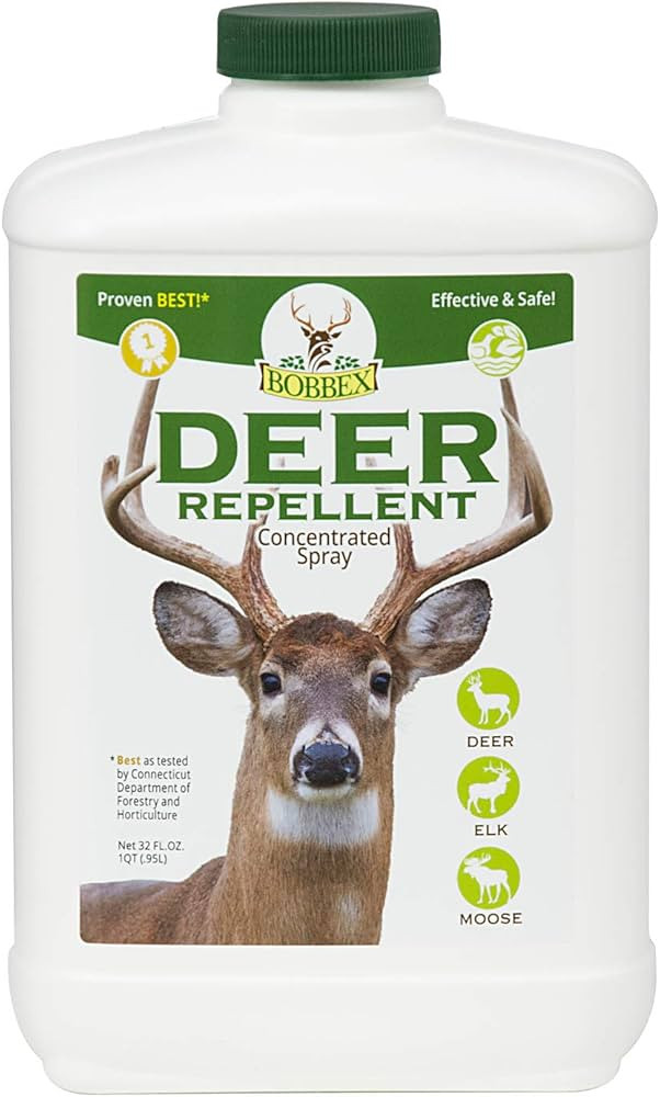 Concentrated Deer Repellent - Bobbex | Deer, Elk, and Moose Deterrent Concentrate (32 oz.) B55010... | Amazon (US)
